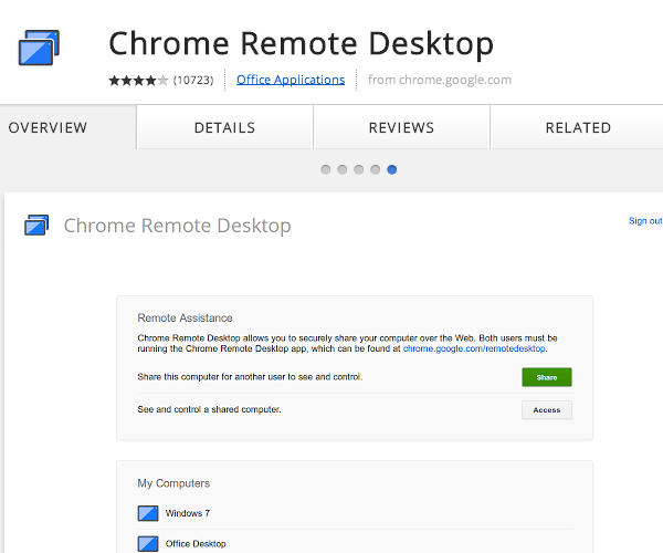 Chrome remote desktop host installer download pc